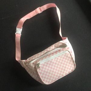 pink checkered fanny